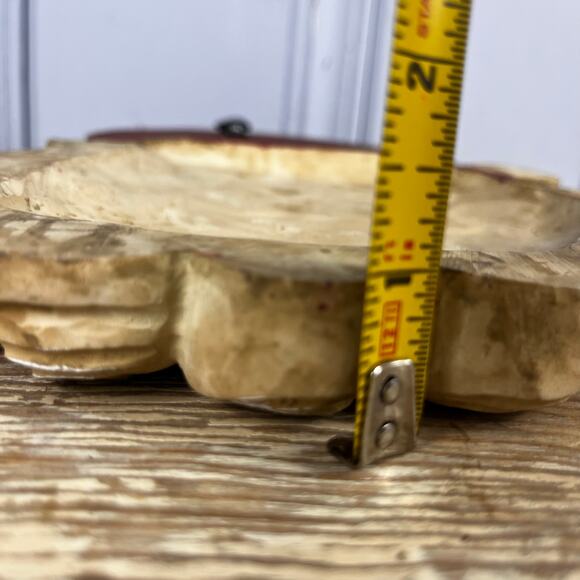 Vtg Old World Santa Claus Wall Plaque Victorian Style 9” Father  Christmas decor - Picture 10 of 10